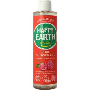 Happy Earth Pure showergel floral patchouli 300ml