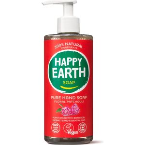 Happy Earth 100% Natuurlijke Handzeep Floral Patchouli 300 ml