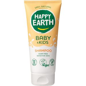 Happy Earth 100% Natural Natural Shampoo for Baby & Kids Extra Zachte Shampoo 200 ml