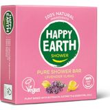 Happy Earth 100% Natuurlijke Shower Bar Lavender Ylang 90 gr