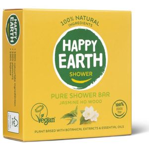 Happy Earth 100% Natuurlijke Shower Bar Jasmine & Ho Wood 90 Douchegel