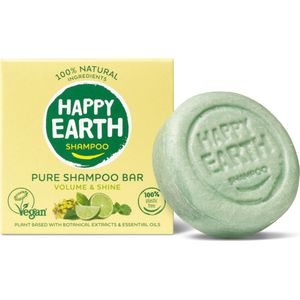 Happy Earth 100% Natuurlijke Shampoo Bar Volume & Shine 70 gr