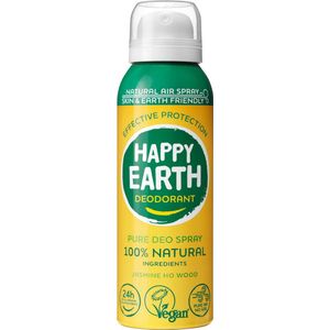 Happy Earth - Natuurlijke Deo Spray - Jasmine Ho Wood