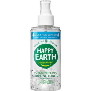 Happy Earth - 100% Natuurlijke Deodorant - Unscented Spray - 100 ml