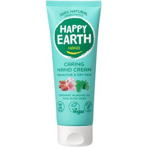 Happy Earth - Handcrème - 100% Natuurlijk - Vegan - 100ml
