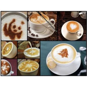16x Cappuccino Sjabloon | Herbruikbaar | Barista