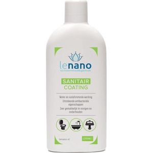 Lenano Sanitair coating (200ml) – Nano coating sanitair – Toiletreiniger - Badkamer reiniging – W.C. schoonmaken – Easy-to-clean effect – Toilet reiniger – Water- en vuilafstotend