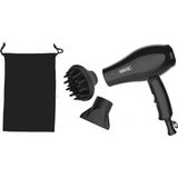 Reishaardroger - WAHL - TRAVEL HAIR DRYER - 1000 W - 2 snelheden - Zwart