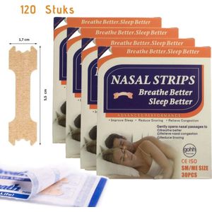 Gohh Neusstrips 120 stuks (Small/Medium) Beter Ademen - Antisnurkstrips