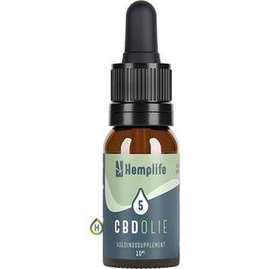 Raw CBD Olie (5%) – 10ML Hemplife