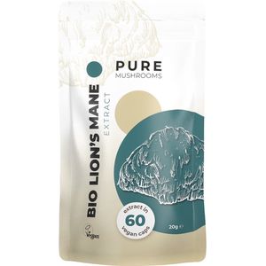 Pure Mushrooms - Lion's Mane - Capsules - Biologisch - 60 Stuks