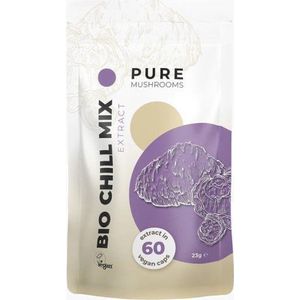 Pure Mushrooms - Chill Mix - Voedingssupplement - Biologisch - 60 Capsules
