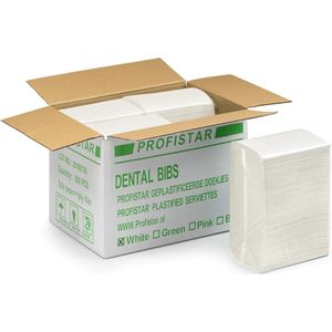 Profistar - Nekdoekjes - Wit - 2 Lagen Tissue - 1 Laag PE