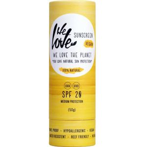 We Love The Planet - Vegan Zonnebrand stick - FACTOR 20