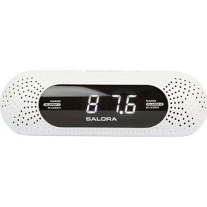 Salora - CR626USB - Wekkerradio - Wit - USB Oplaadfunctie - Groot LED Display