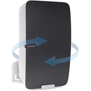 Vebos Wandbeugel Play 5 gen 2 draaibaar wit - verticaal - compatibel met SONOS Play:5 gen 2