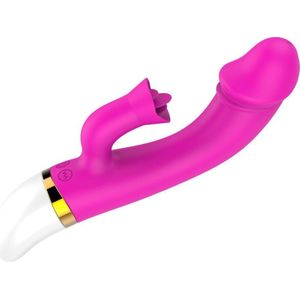 Tarzan Vibrator voor vrouwen – met clitoris stimulator voor extra stimulatie - Clitoris en G-spot Stimulator - 10 standen