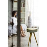 Salora Airtable (AW) - Bluetooth Speaker - Speakers - Nachtkastje - 360 Sound - Accu - 2 USB charge