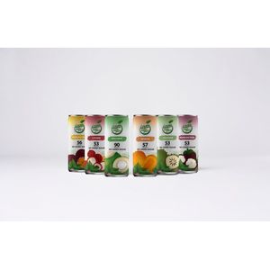 I am Superjuice Mix (6 smaken) 12x0,33L - échte fruitsap gemixt met water - zonder toegevoegde suikers - zonder conserveringsmiddelen - zonder concentraat - exotisch fruitsapje - fruit juice
