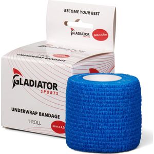 Gladiator Sports Ondertape Bandage - Sporttape - Sport bandage - Per rol - Blauw