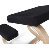 Dunimed Ergonomische Kniestoel - Bureaustoel voor Volwassenen - Bureaukruk - Optimale Werkhouding - Houtkleur