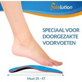 Solelution Arch - Steunzolen Doorgezakte Voorvoet - Inlegzolen - Set van 2 - Maat 38