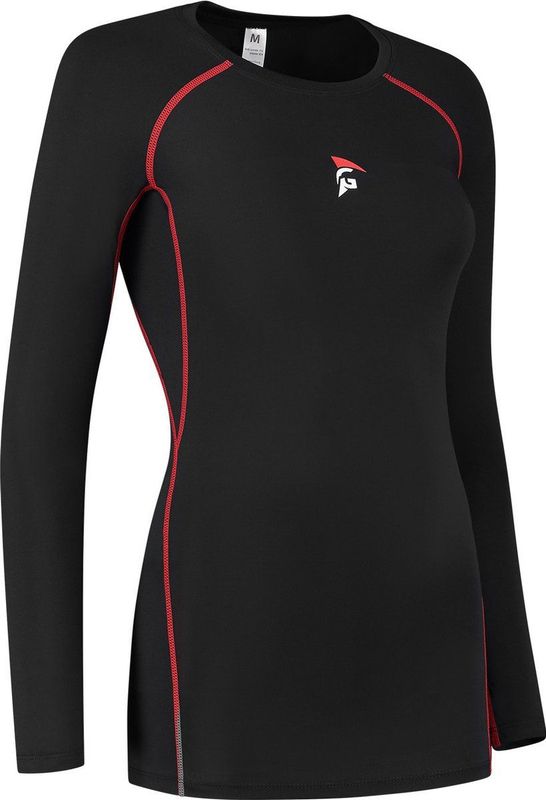 Gladiator Sports Compressie Sportshirt - Heren - Zwart