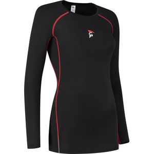 Gladiator Sports Compressie Sportshirt - Dames - Zwart
