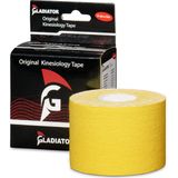Gladiator Sports Kinesiotape - Kinesiologie Tape - Waterbestendige & Elastische Sporttape - Fysiotape - Medical Tape - Per Rol - Geel