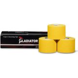 Gladiator Sports Kinesiotape - Kinesiologie Tape - Waterbestendige & Elastische Sporttape - Fysiotape - Medical Tape - Per Rol - Zwart