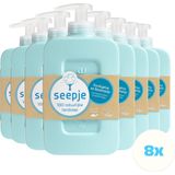 Seepje Handzeep - Eucalyptus en Rozemarijn’- Natuurlijke Ingredienten - 8 x 300ML