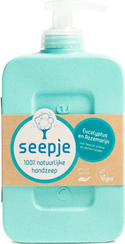 Seepje Handzeep - Eucalyptus en Rozemarijn’- Natuurlijke Ingredienten - 8 x 300ML