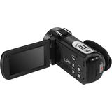 LIPA - HDV-Z63 - Videocamera - Zwart - Digitale camera - Wifi - 16x Zoom - Inclusief SD-kaart 32 GB