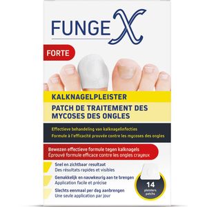 FungeX - Kalknagelpleister Forte - 14 Stuks - Medisch Hulpmiddel