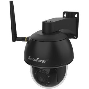 SecuFirst CAM214B Dome Camera zwart Bewakingscamera voor buiten - draai- en kantelbaar - 1080P