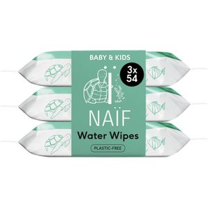 6x Naif Baby & Kids Billendoekjes 3-pack 3x54 = 162 stuks