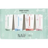 Naïf - Babyverzorging Miniset - 4x15ml - Baby's & Kinderen - met Natuurlijke Ingrediënten - Cadeauverpakking