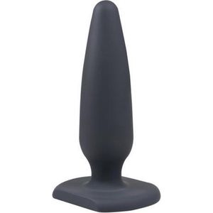 Siliconen Beginners Buttplug – Anale Plug voor Mannen en Vrouwen - 13 cm - Zwart