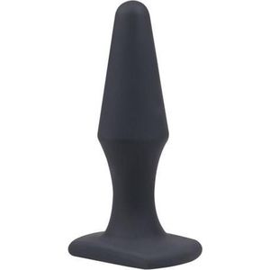 Siliconen Anale Speeltjes – Kleine Butt Plug Beginners – Klassieke Conus Ass Plug 10.5 cm - Zwart