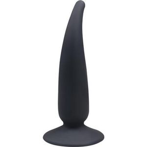 Blackdoor Collection Sekspseeltjes Man – Beginners Buttplug in Peper Vorm Flexibel 12 cm - Zwart