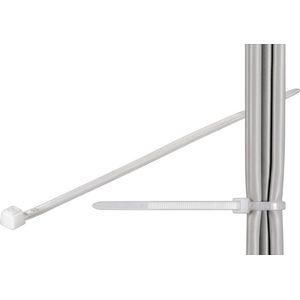 Tie-wraps 370 x 3,5mm / transparant (100 stuks)