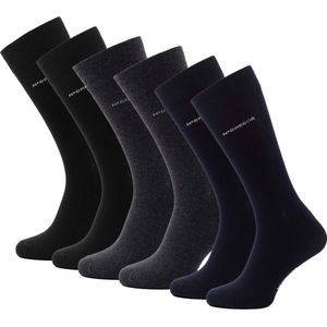 McGregor - Classic - Heren Sokken - Zwart - 6-pack