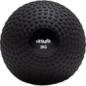 Slam Ball - VirtuFit Fitnessbal - Crossfitbal - 3 kg - Zwart