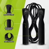 VirtuFit PVC Springtouw - Zwart