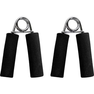 Handknijpers - VirtuFit Foam Handtrainers - 2 Stuks - Zwart