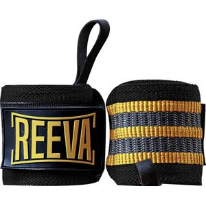 Reeva Wrist Wraps Goud - Wrist Wraps geschikt voor Fitness, Crossfit en Krachttraining - Wrist Wraps voor Heren en Dames