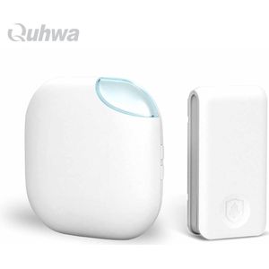 Quhwa© - Deurbel draadloos - Geen batterijen nodig - Duurzaam