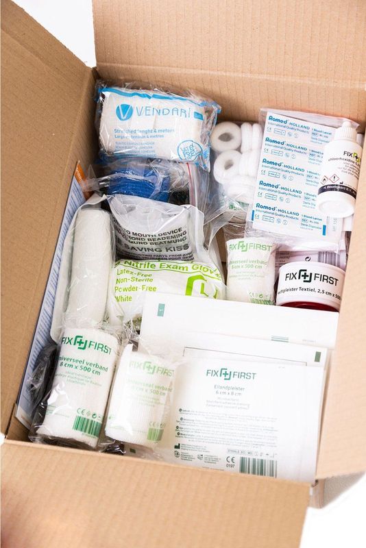 Inhoud EHBO koffer BHV 2021 - Verbandmiddelen