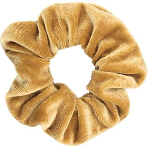 Scrunchie Velvet Goud