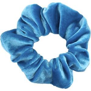 Scrunchie Velvet Lichtblauw
